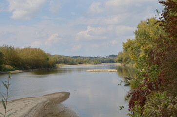 rzeka, linia brzegowa © Jarosaw