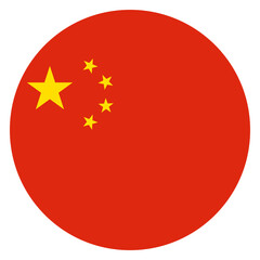 Chinese National Flag Circle