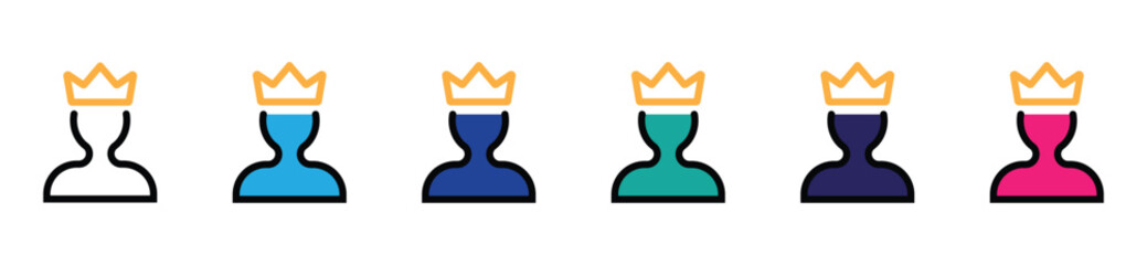 Career Achievement and King of Success Symbols