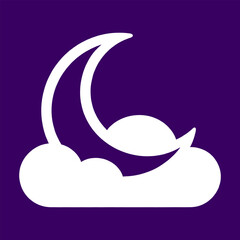 Obraz premium A vector illustration of a moon and stars design featuring a black butterfly silhouette and nature elements for a beauty logo or tattoo art sign