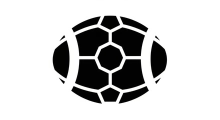 Obraz premium Soccer and American Football Hybrid Icon