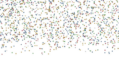 Abstract colorful confetti dots background illustration for party, events, celebration.