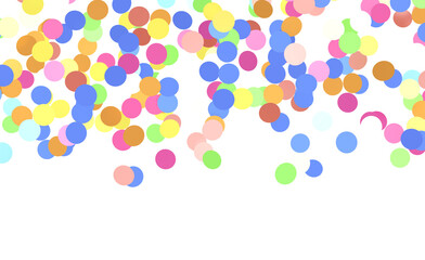 Abstract image of colorful confetti falling, perfect for parties, celebrations, and festive occasio