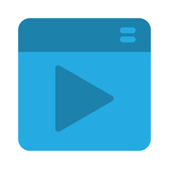 Video icon design template