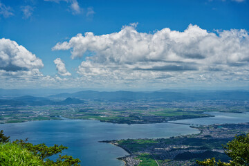 Fototapeta premium ITO Omuro Mountain Park in summer