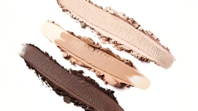 Diverse arm swatches of foundation shades are displayed in a bright area. Each shade is applied on skin to show how they blend with various skin tones effectively