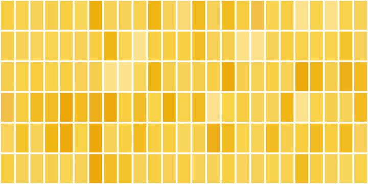 Yellow square mosaic ceramic tile seamless bathroom pattern