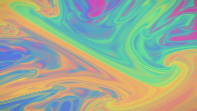 Abstract colorful rainbow background with bright gradient waves and circles pattern vector illustration