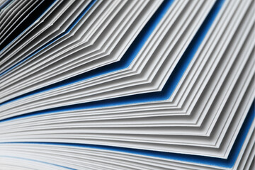 Corner of book pages