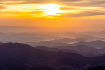Obraz premium Hapcheon Odosan Mountain
