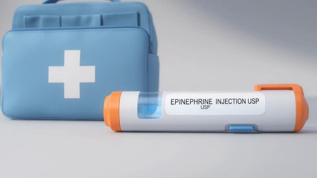 Epinephrine Auto-Injector & First Aid Kit - Emergency Medical Supplies for Allergy Relief