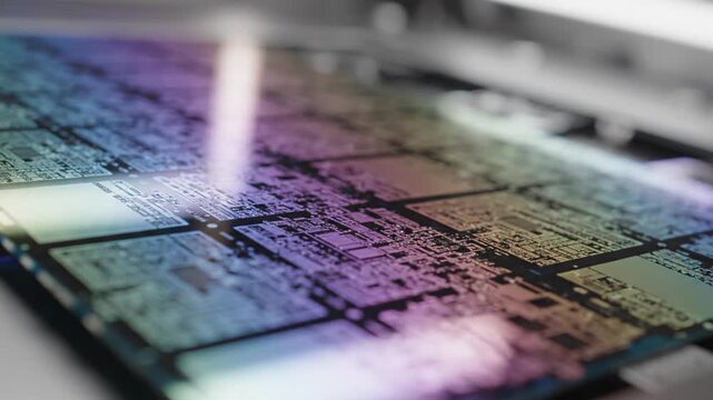 Exploring a Microchip Under Edit Lighting