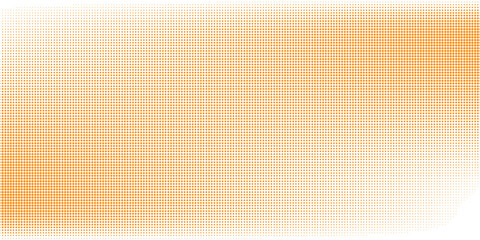 Fototapeta premium Orange Halftone Dot Gradient Background Texture With Retro Abstract Pattern And Warm Tones