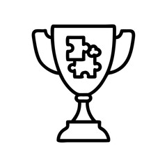 Puzzle Trophy Achievement Icon