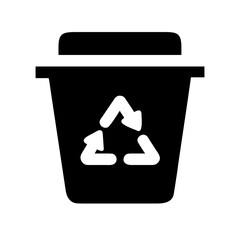 Sanitary Disposal Recycling Icon
