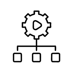 Smart Automation Gear Play Icon