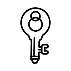 Key Unlocking Idea Solution Icon