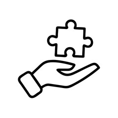 Solution In Hand Concept Icon