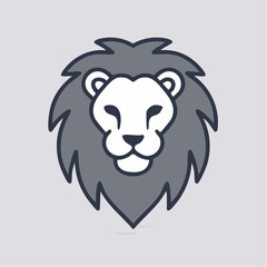 Obraz premium ライオンのアイコン 動物シンボル