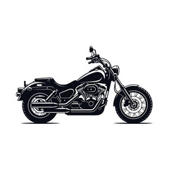 Obraz premium A red and black sport motorbike with chrome engine details is isolated on a white background, showing a fast transport vehicle ready to ride on the road