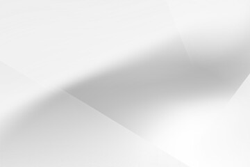 Minimalist white and light gray abstract background with smooth geometric gradients