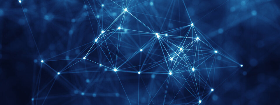 Abstract Digital Network Background