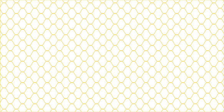 Mesh texture for fishing nets gold color gradient. Seamless pattern for sportswear or soccer goal, volleyball net, basketball hoop.