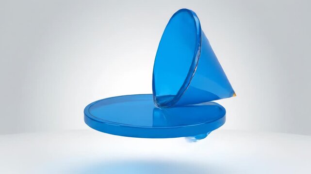 Cone Geometry - Exploring Vertex, Edge, and Net in 3D Shapes.