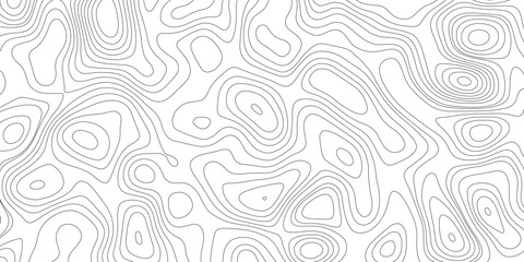 Topographic map background geographic line map with elevation assignments. Modern design with White background with topographic wavy pattern design.paper texture Imitation of a geographical map shades © Sajjad