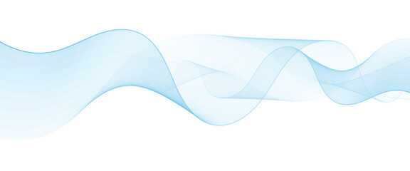 Abstract flowing wave lines on white background wave line for banner template Illustration vector.. © AJ Unick Creator