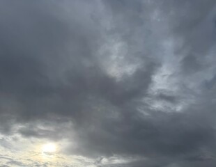 Obraz premium storm clouds timelapse