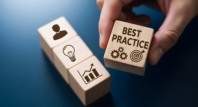 Best practice business strategy with innovative ideas and target achievement success techniques explained clearly