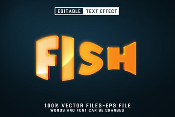 Fish Editable Text Effect