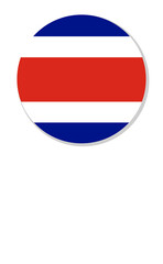 Obraz premium costa rica flag