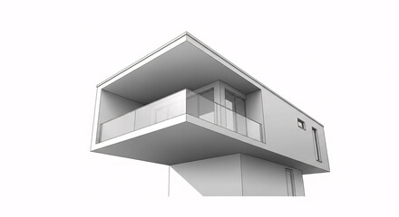 Minimalist Modern House With Clean Geometric Architecture