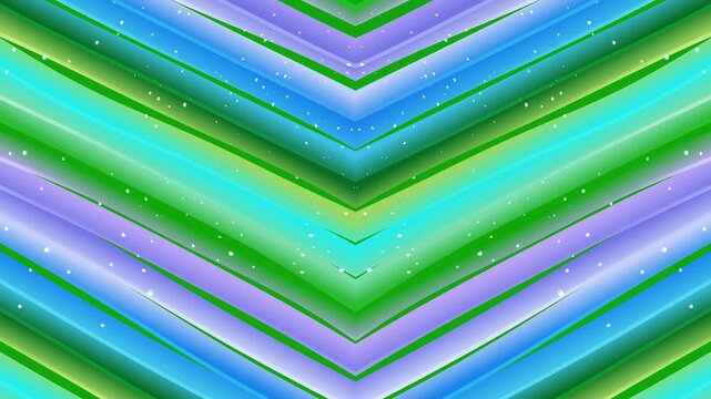 Vibrant Chevrons with Shimmering Lights and Colors.