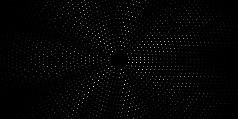 Create a bold look with a centric circle background featuring vector graphics of sound waves. © hamidah