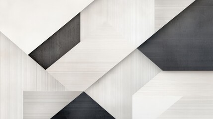 Abstract Geometric Composition in Neutral Tones for Modern Design