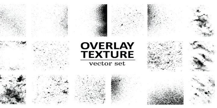 Vintage dark ink splat design featuring an abstract grunge texture with a black paint splatter border and dirty paper pattern illustration