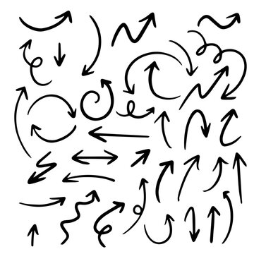 hand drawn arrows