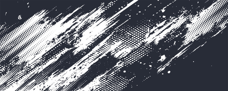 Title sublimation jersey shirt design vector template background grunge brush halftone red black splash splatter paint steel texture. eps 10