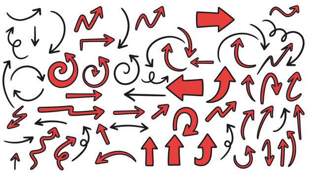 hand drawn arrows