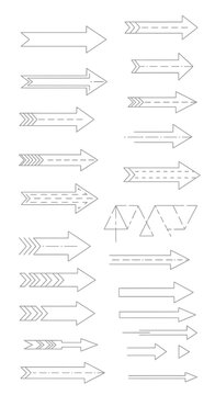 hand drawn arrows