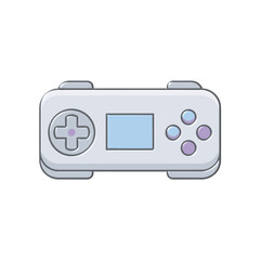 Fototapeta premium game display, isolated illustration on a transparent background in soft colors, flat icon design.