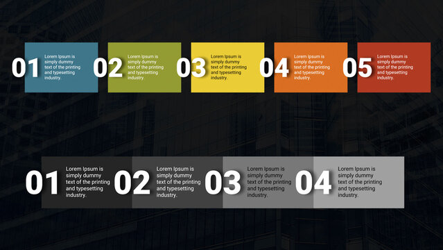 Horizontal Sliding Text Blocks With Large Initial Letters