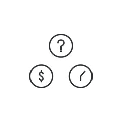 factors vector icon. flat sign for mobile concept and web design. Symbol, logo illustration. Vector graphics