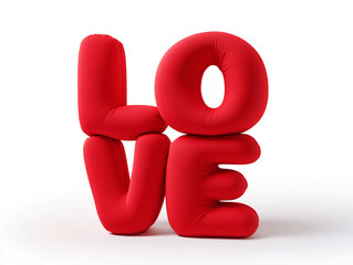 ラブをクッションで表した素敵なグラフィック