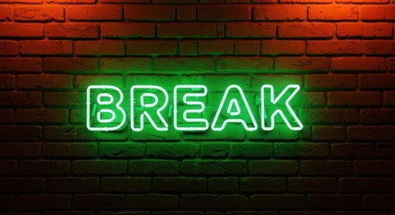 Obraz premium Neon green 