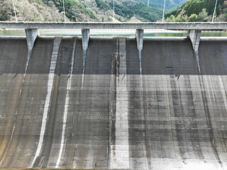 愛媛県東温市　佐古ダムの風景
