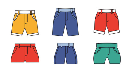 Paperbag Pants Line creative bold tone vector